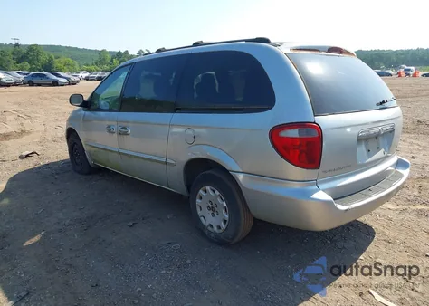 2001 Chrysler Town & Country Lx из США, поврежденный, VIN 2C8GP44G81R124936